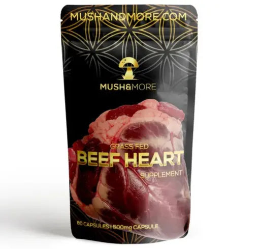 Beef Heart Capsules | Runderhart | Grasgevoerd