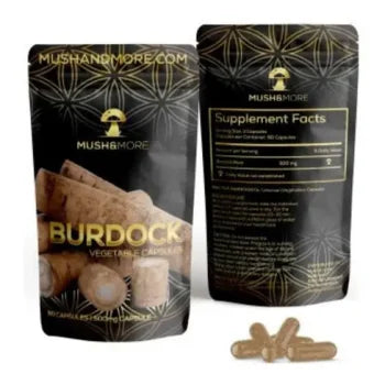 Burdock Root Capsules Kopen? | Kliswortel | 80 Vegan Capsules
